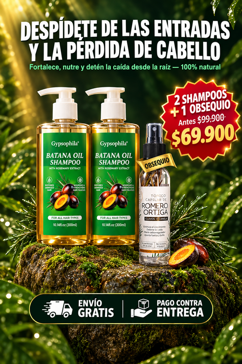 SHAMPOO DE BATANA + TÓNICO DE ROMERO